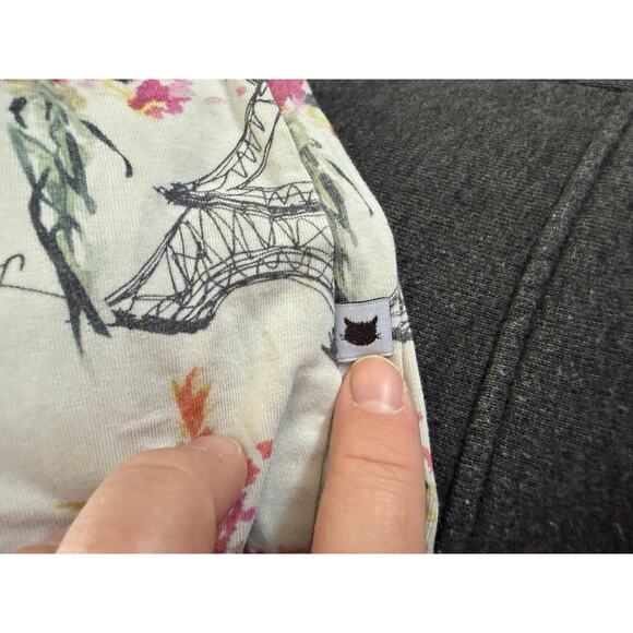 The Cat's Pajamas Paris print pajama set - Picture 8 of 9